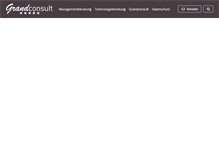 Tablet Screenshot of grand-consult.com